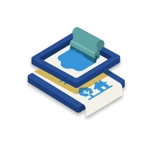 Screen Printing Toile Yardage course icon