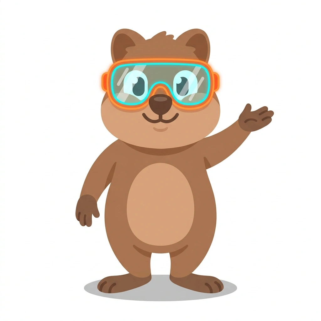 Quark the Quokka, the guide who teaches the The Quantum World course