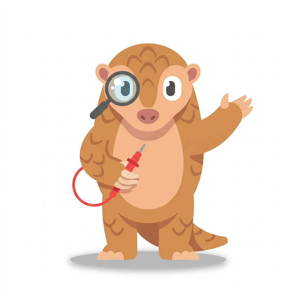Patch the Pangolin, the guide who teaches the Troubleshooting Broken Electronics course