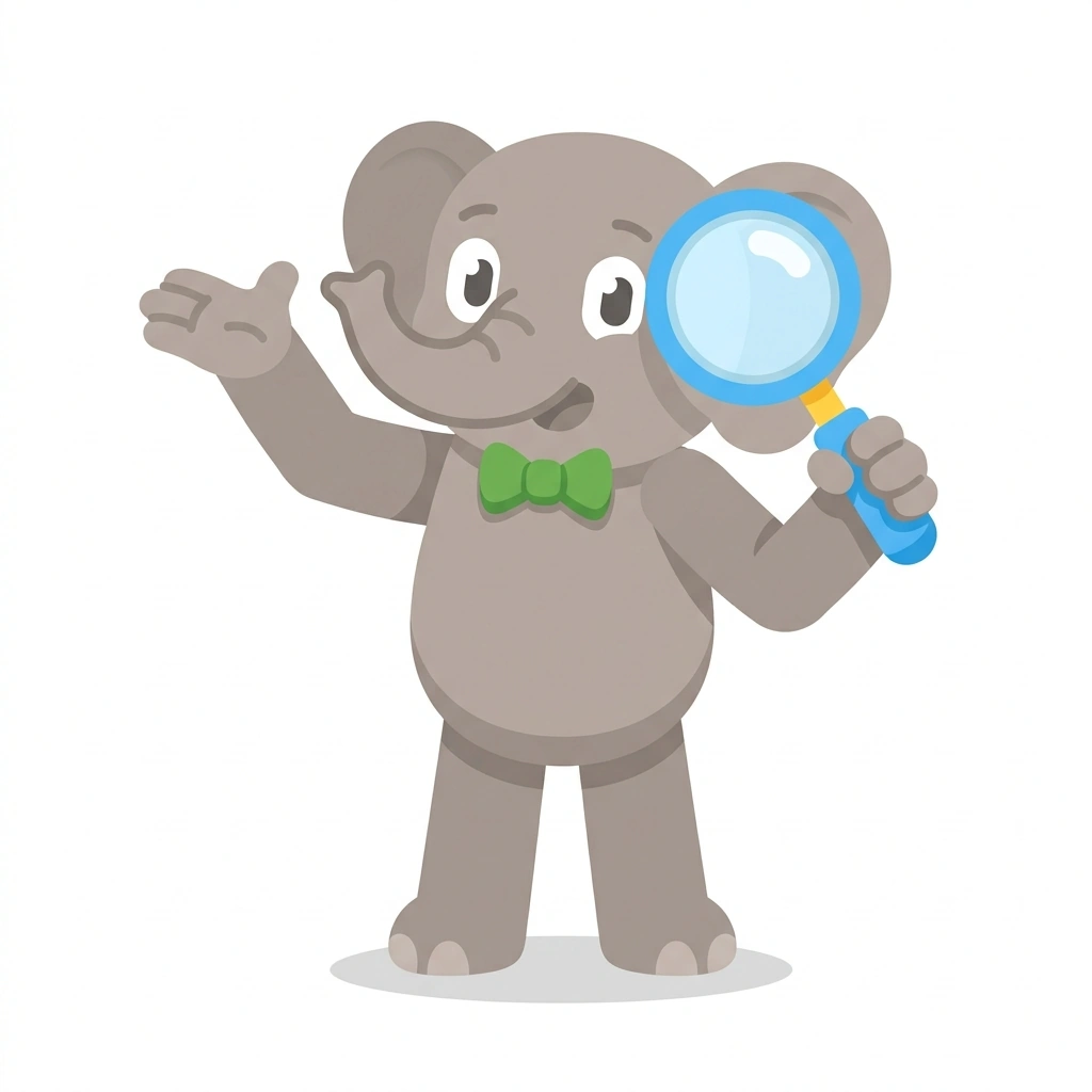 Eco the Elephant, the guide who teaches the The Economic Way of Thinking course