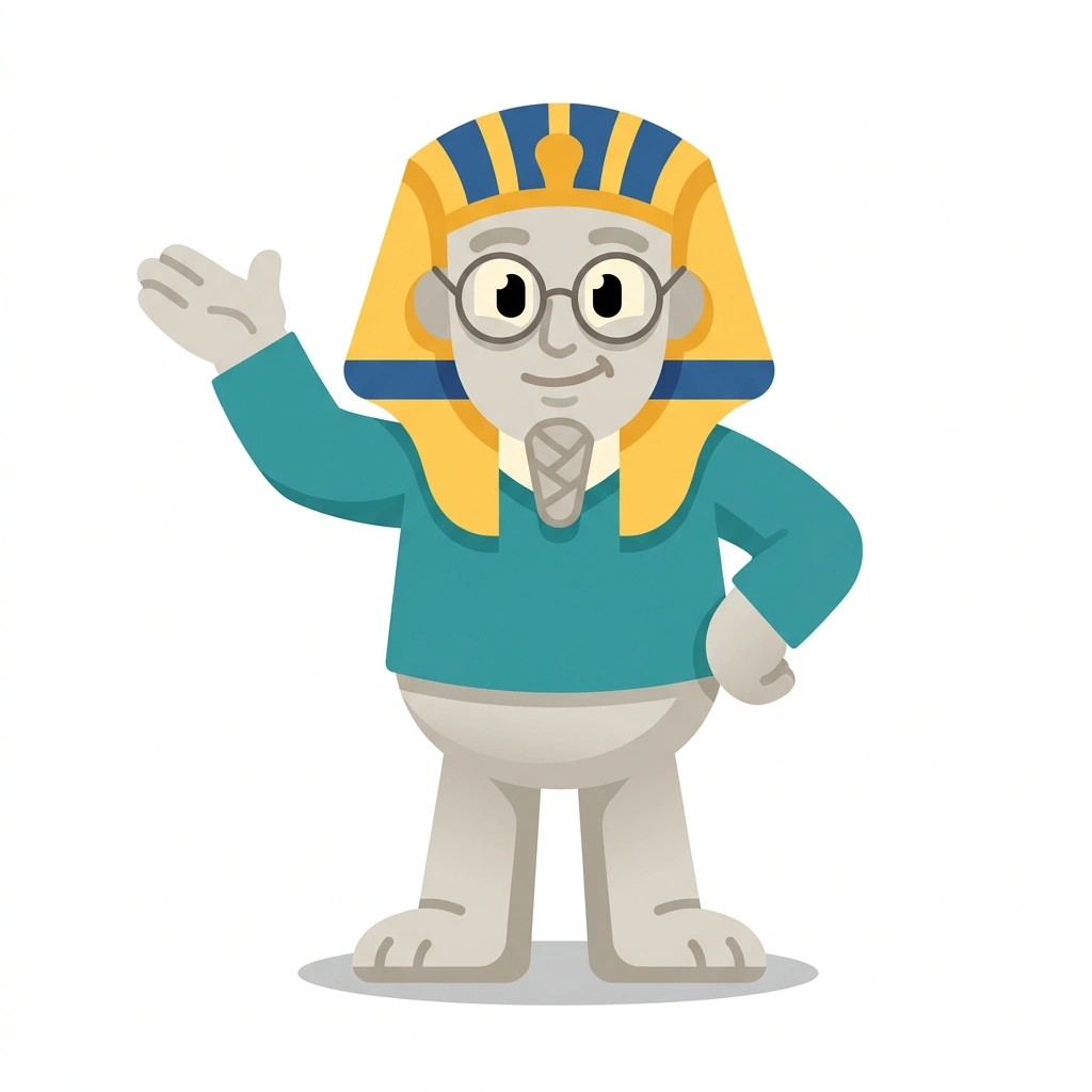 Sophy the Sphinx, the guide who teaches the The Architecture of Reason course