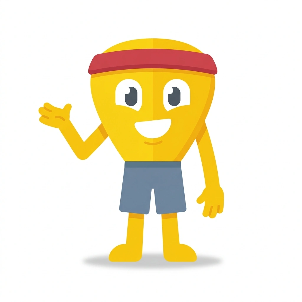 Picky the Plectrum, the guide who teaches the Guitar Chords by Shape course
