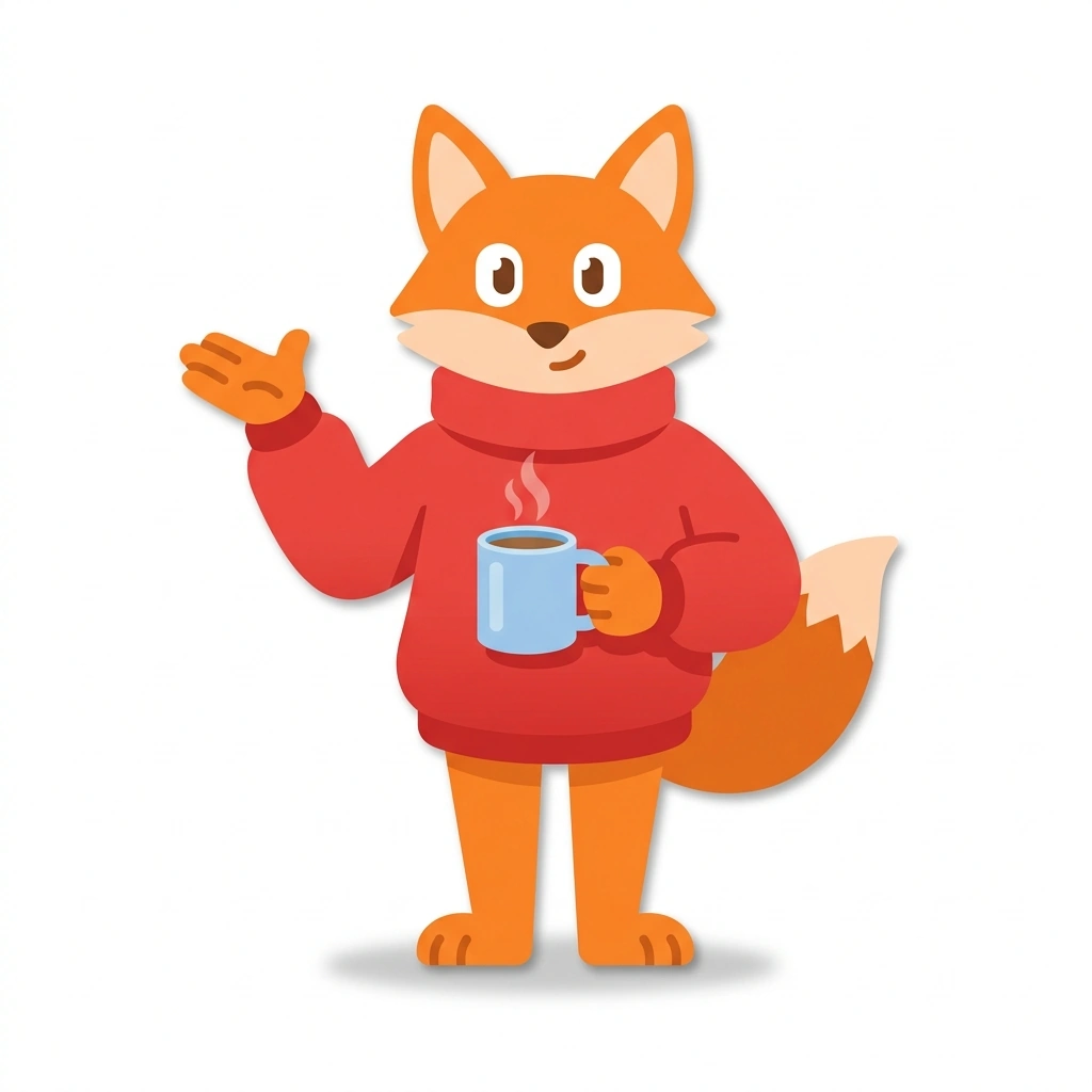 Fia the Fox, the guide who teaches the The Architecture of Platonic Love course