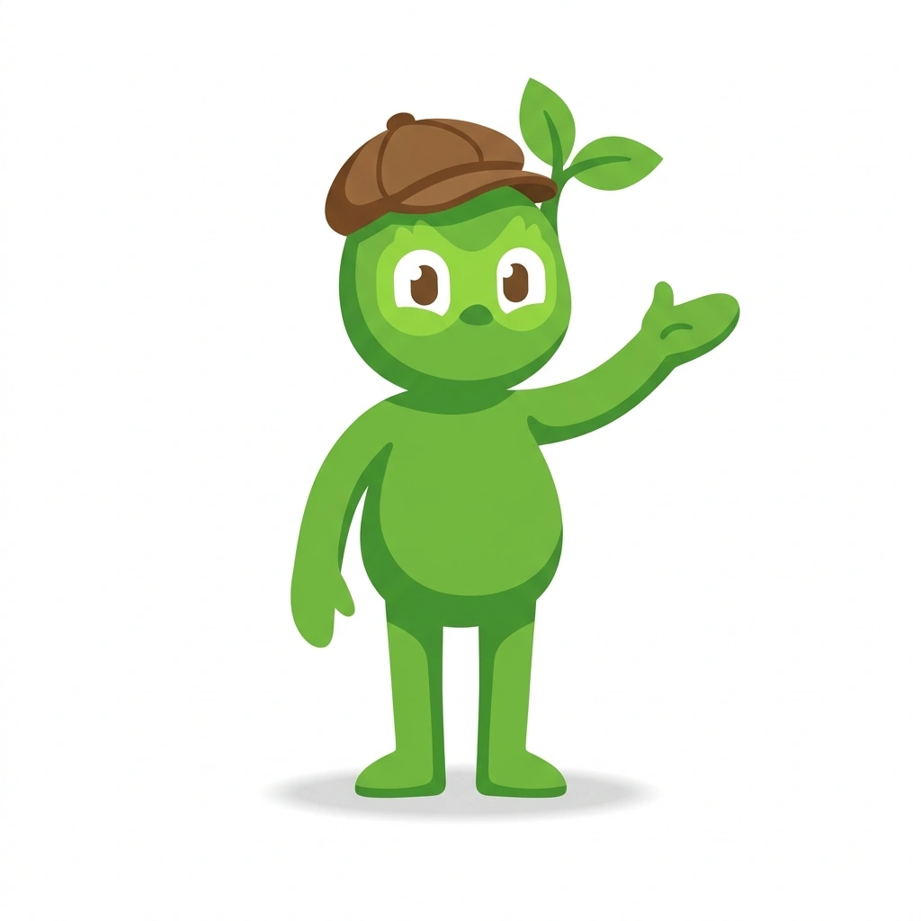 Sam the Seedling, the guide who teaches the Sowing the 19th Century Field course