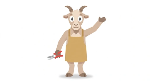Grover the Green-Thumb Goat