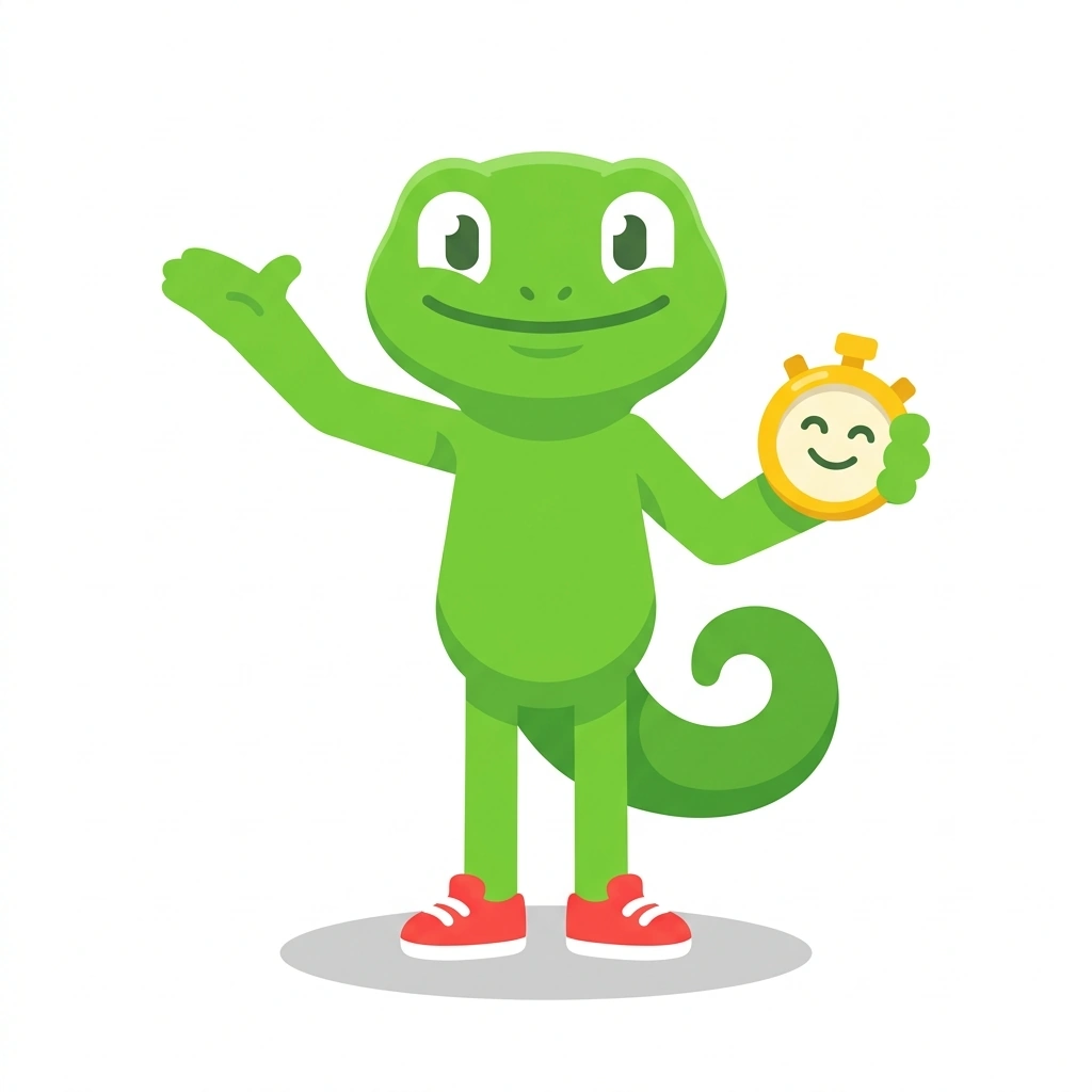 Newton the Newt, the guide who teaches the Everyday Physics of Motion course