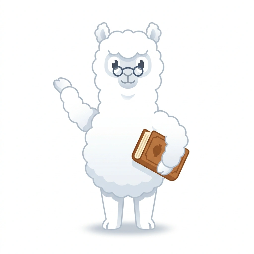 Addie the Alpaca, the guide who teaches the How Business Keeps Score course