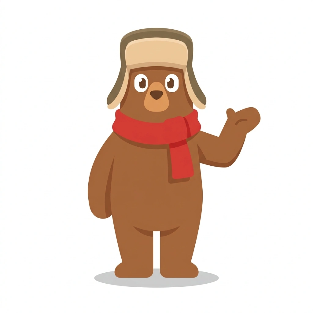 Boris the Brown Bear, the guide who teaches the Life in the Soviet Union course