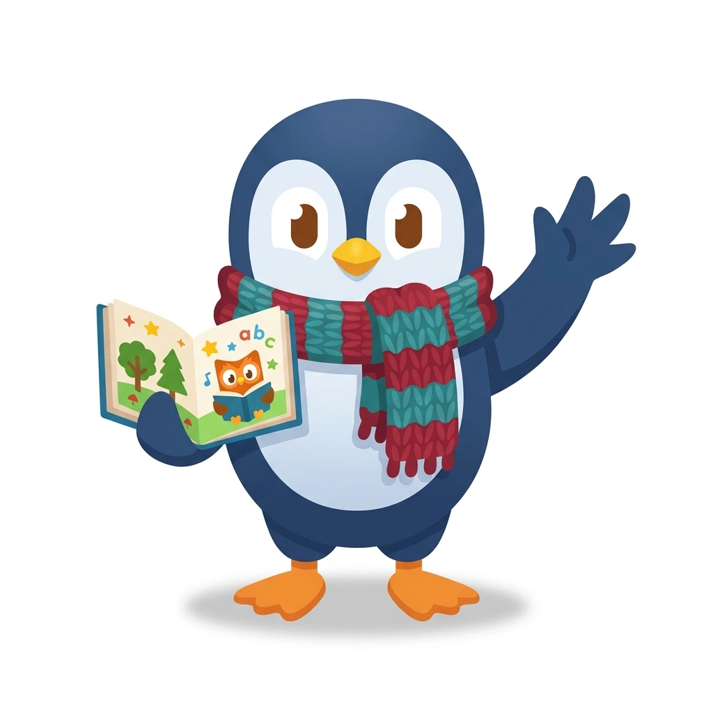 Pip the Penguin, the guide who teaches the Affective Empathy: Feeling What Others Feel course