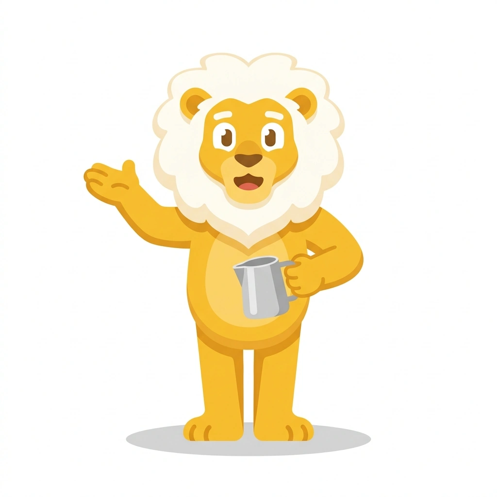 Larry the Latte Lion