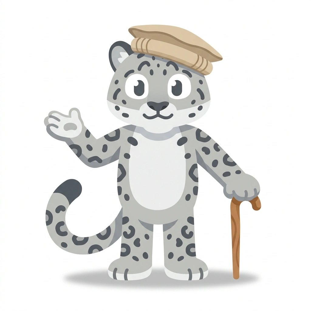 Shani the Snow Leopard, the guide who teaches the Speak Shina: The Karakoram Way course