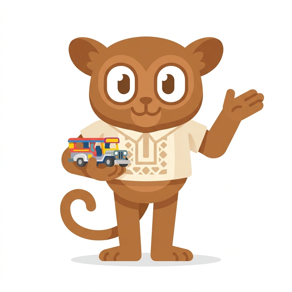 Tarsier Tito, the guide who teaches the Everyday Filipino for Real Life course