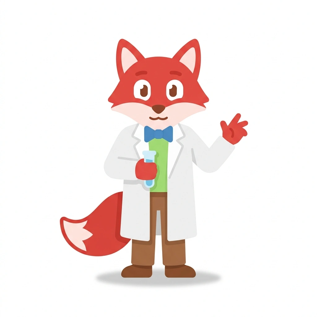 Pharma-Phinnie the Fox, the guide who teaches the Clinical Pharmacy & Therapeutics course