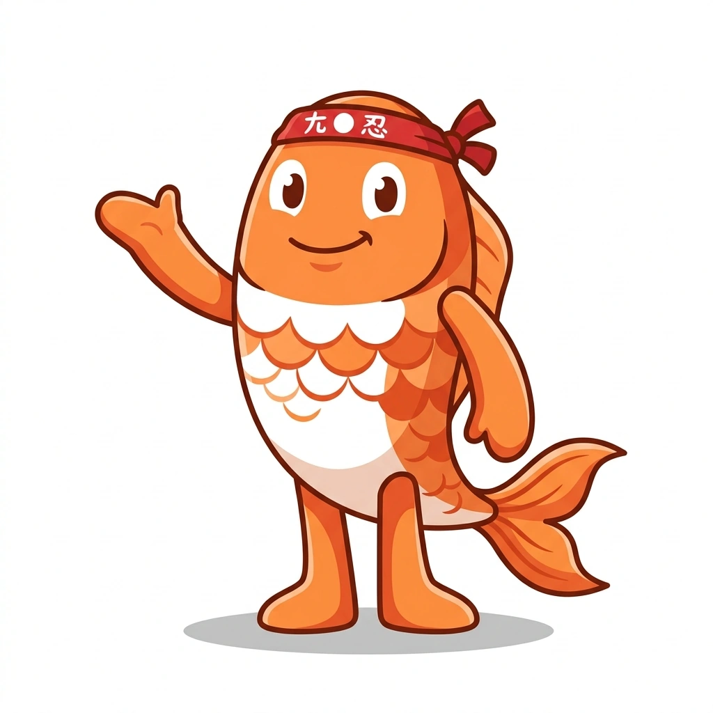 Koji the Koi, the guide who teaches the The Logic of Japanese Harmony course