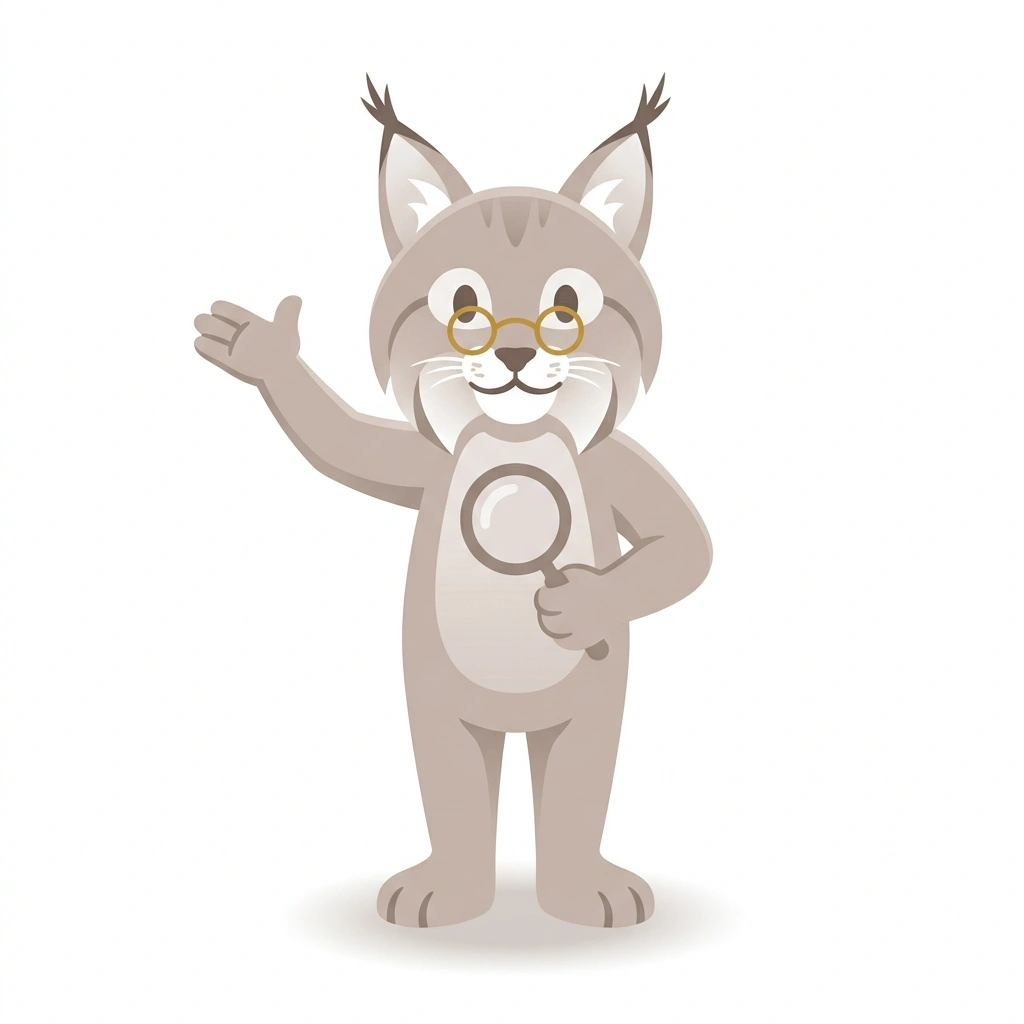 Lexi the Lynx, the guide who teaches the Computational Text Analysis course