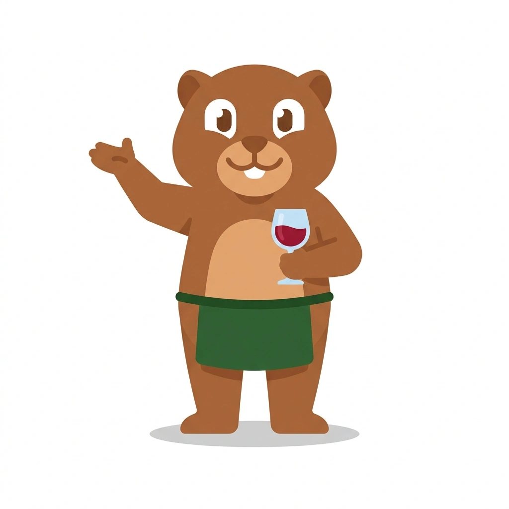 Vinny the Vole, the guide who teaches the Wine Essentials: Flavors and Pairings course