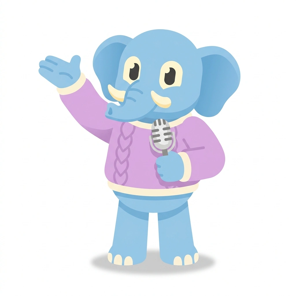 Echo the Elephant, the guide who teaches the Psychology of Affirmations course