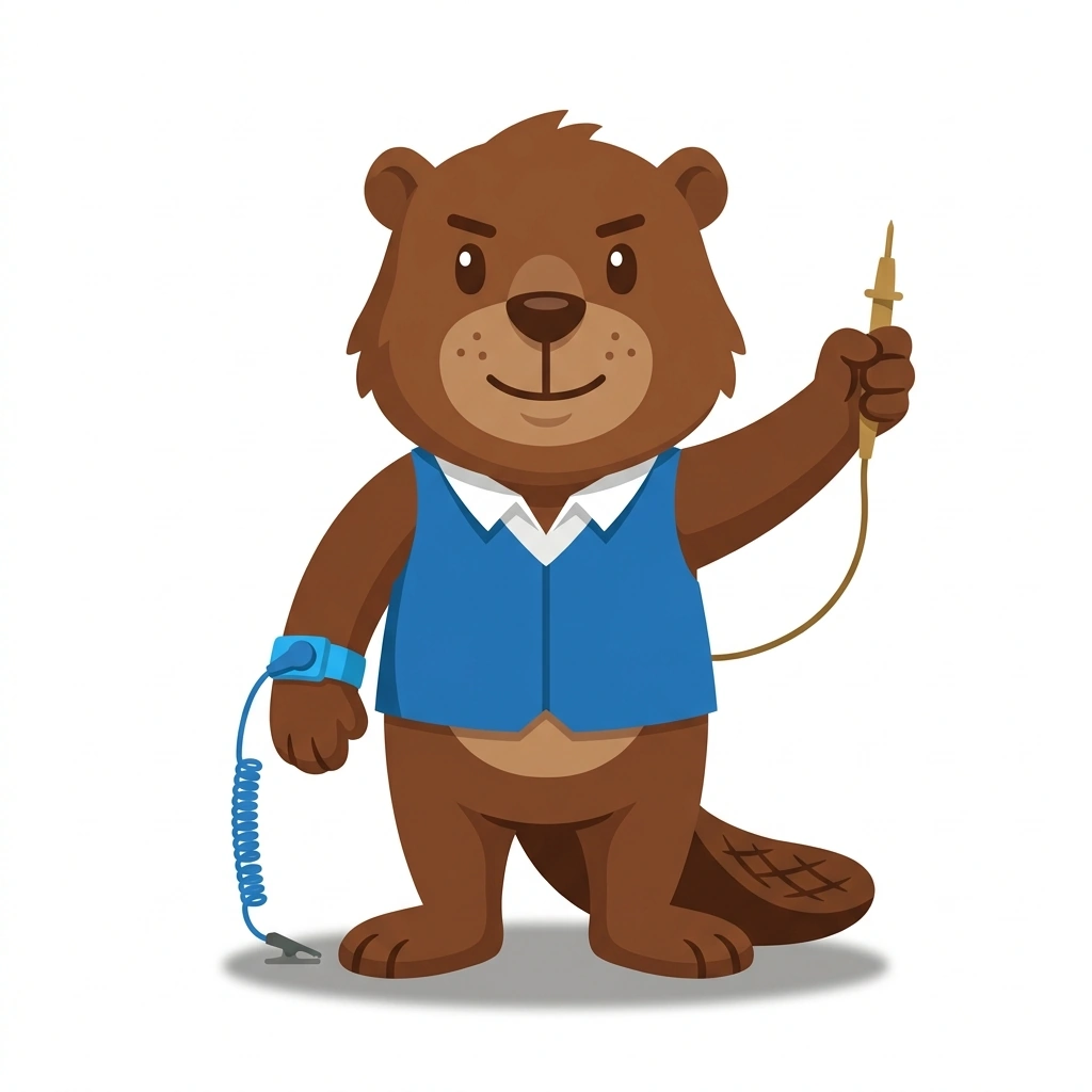 Bit the Beaver, the guide who teaches the Low-Level C: Bits to Registers course