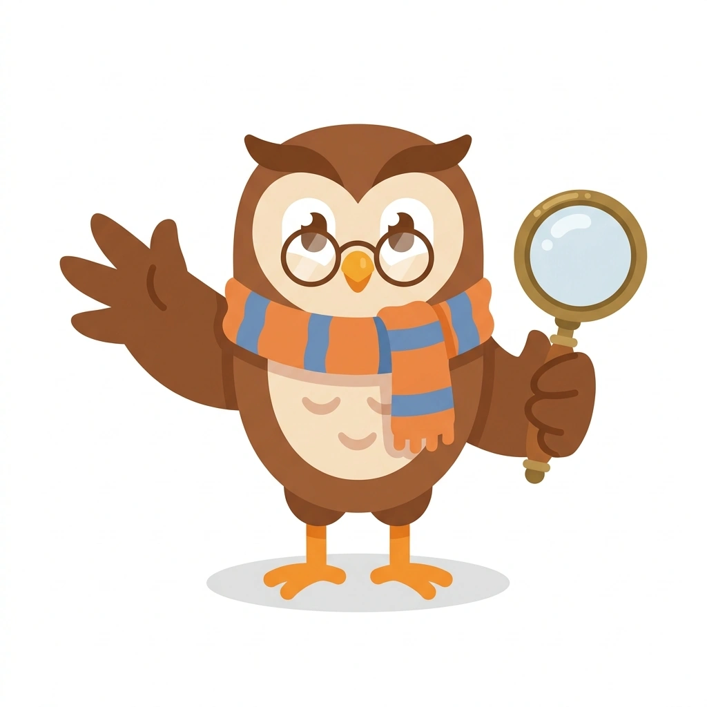 Otto the Owl, the guide who teaches the Spotting and Handling Manipulation course