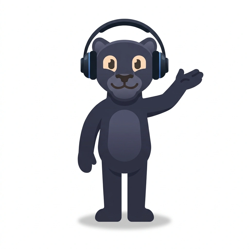 Patch the Panther, the guide who teaches the Vocal Production & Signal Chains course