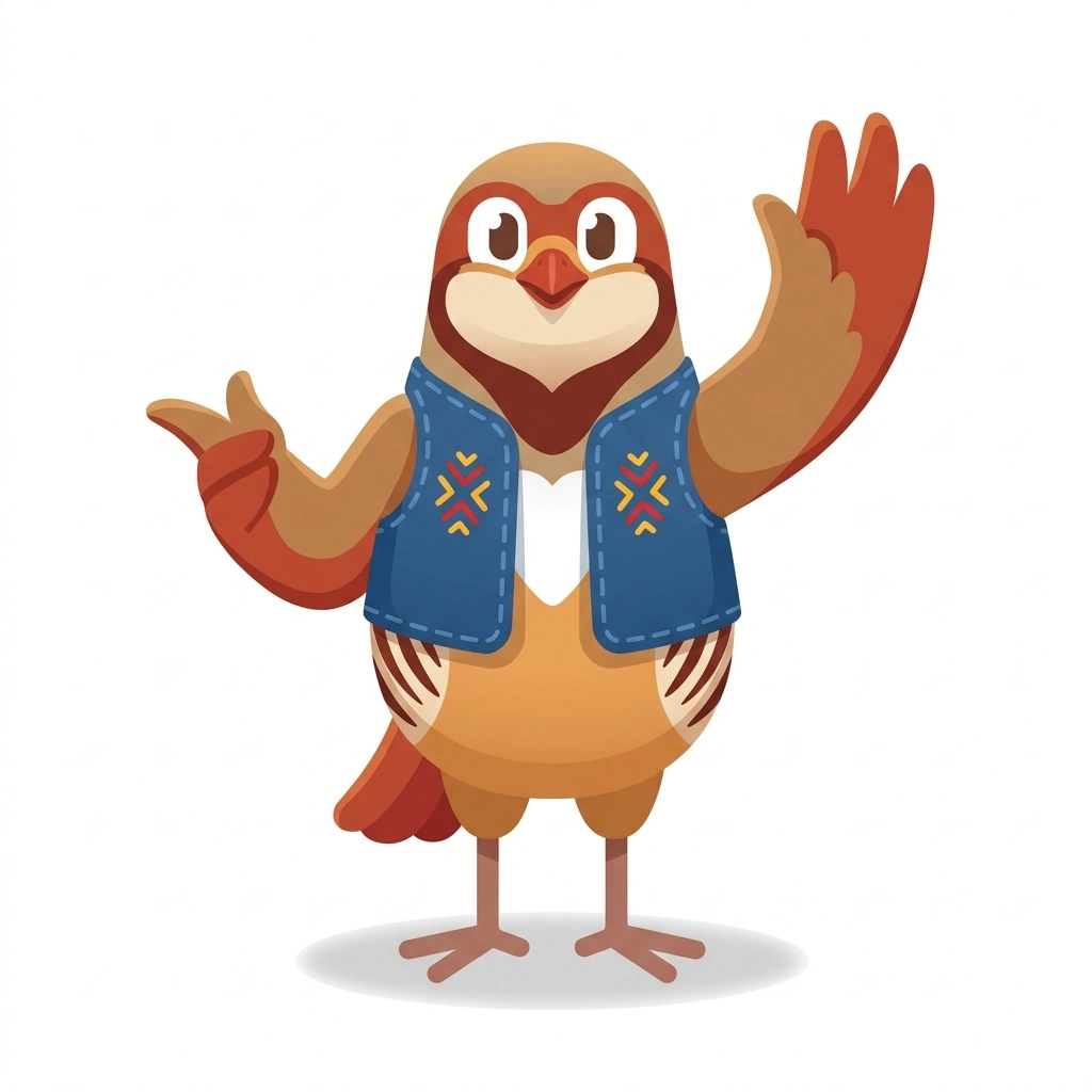 Palwasha the Partridge, the guide who teaches the Speaking and Understanding Pashto course