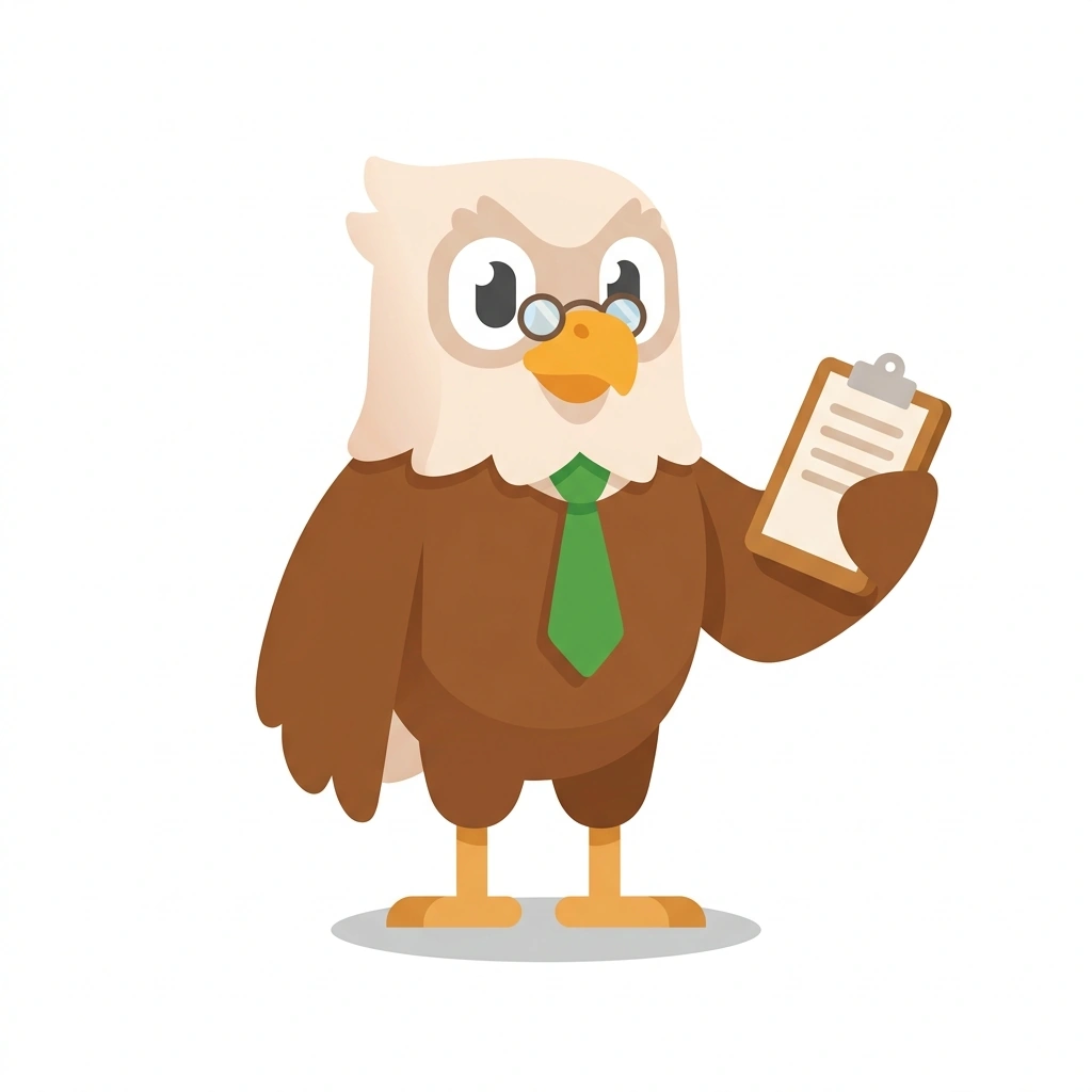 Ernie the Eagle, the guide who teaches the Excel: Building Resilient Spreadsheets course