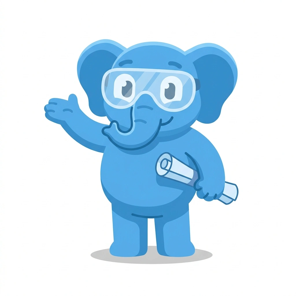 Eddie the Elephant, the guide who teaches the Thinking Like an Engineer course