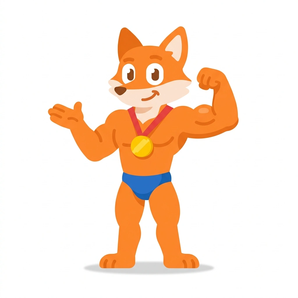 Flex the Fox, the guide who teaches the The Bodybuilding Stage Ready Process course