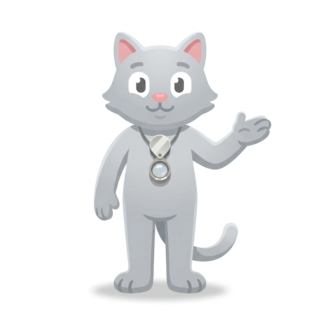Crystal the Cat, the guide who teaches the The Secret Life of Crystals course