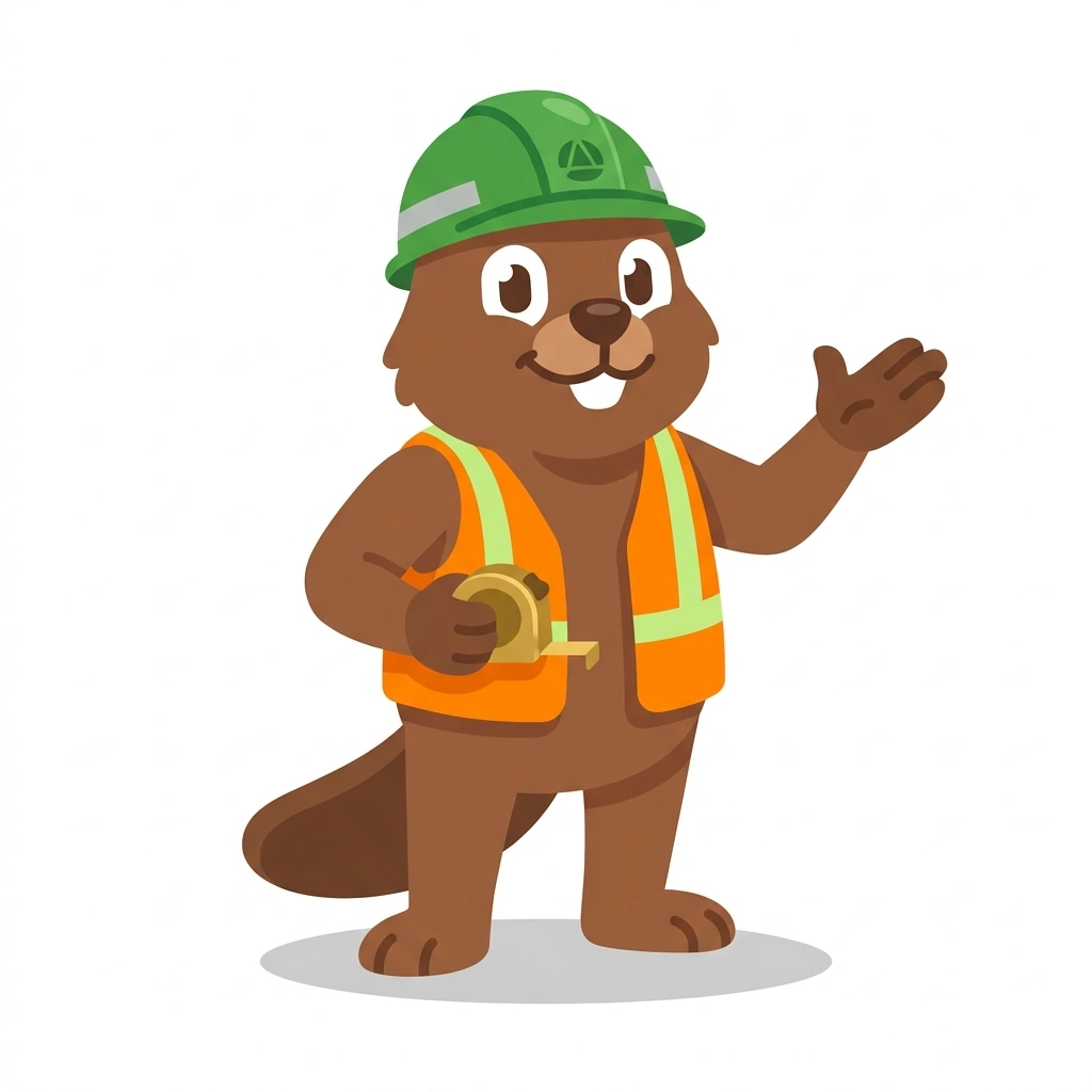 Barkley the Beaver, the guide who teaches the Practical Arboriculture: Field and Certification Essentials course