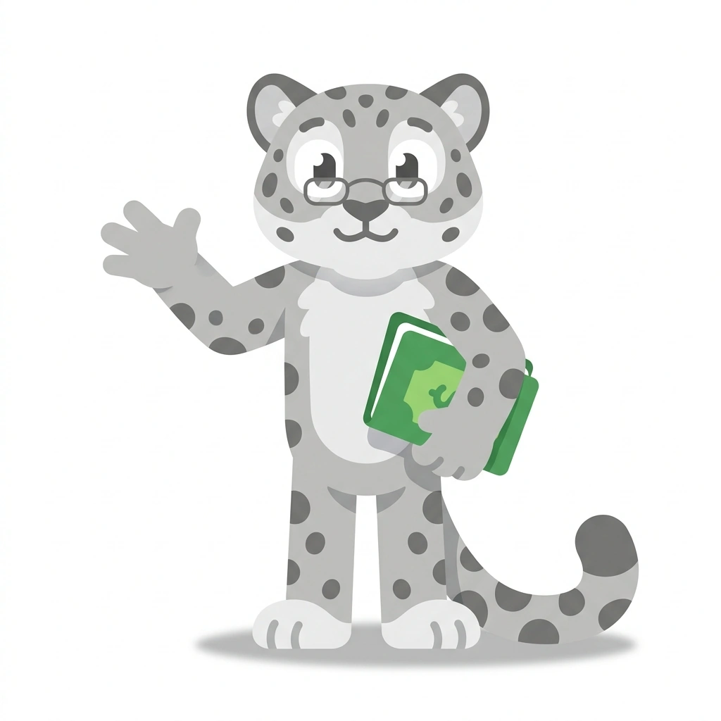 Ledger the Leopard, the guide who teaches the Building an ILAAP in Excel course