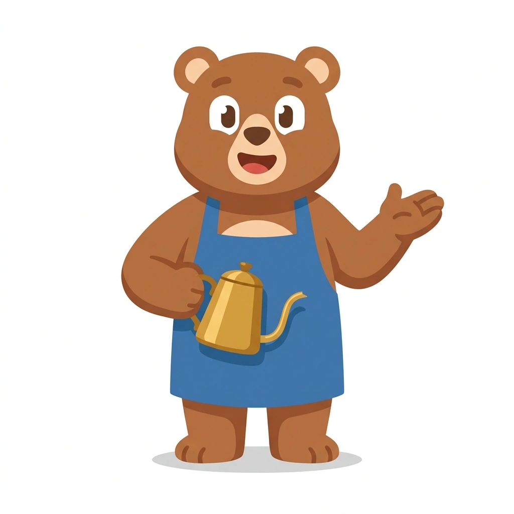Barista Barnaby, the guide who teaches the Dialing In Your Coffee course