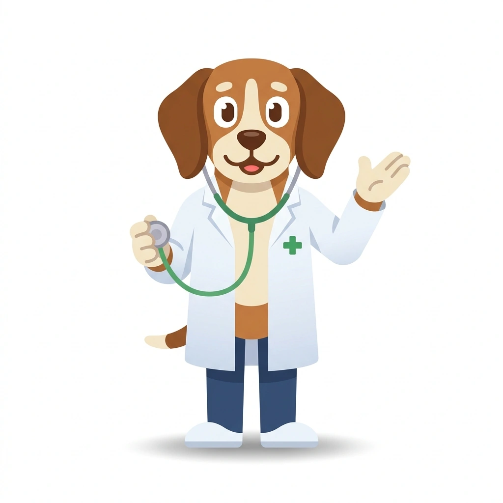 Barney the Beagle, the guide who teaches the How Your Body Works course