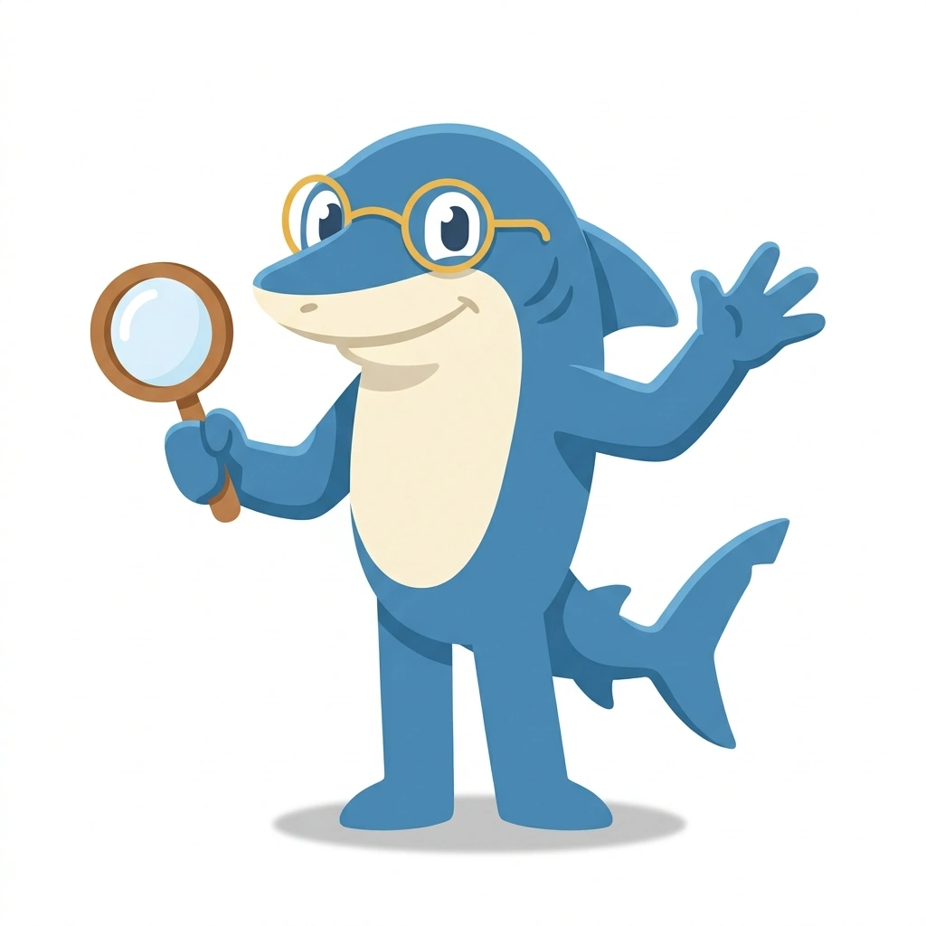 Soren the Shark, the guide who teaches the Comparative Shark Biology course
