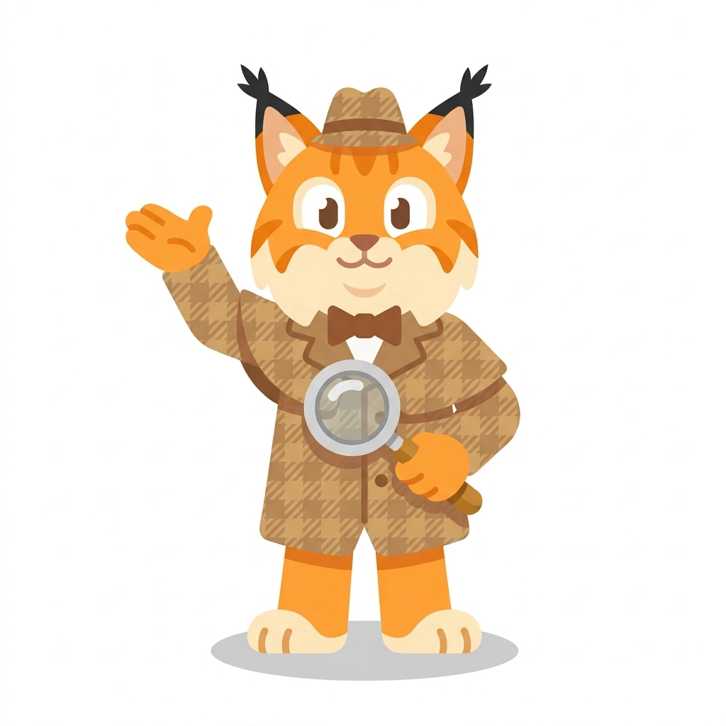 Luki der Luchs, the guide who teaches the Spiele der Kommunikation course