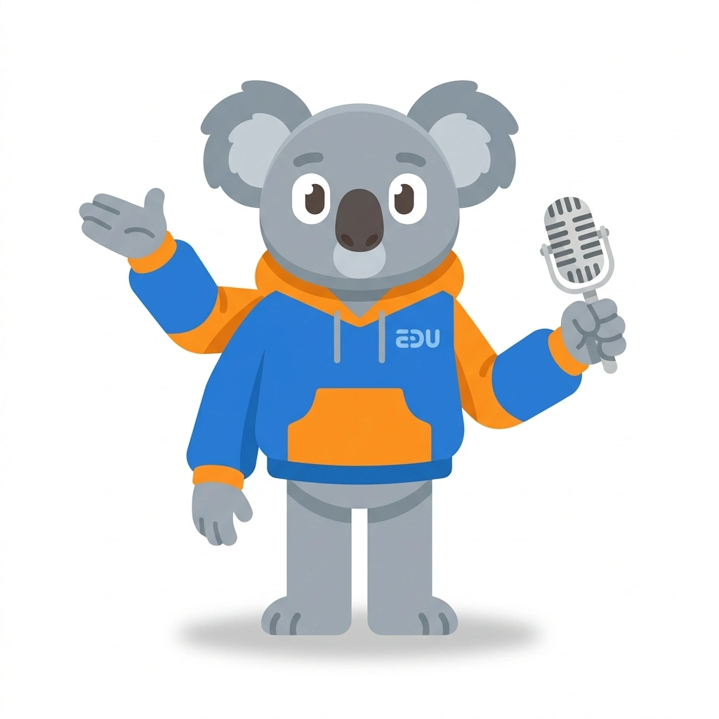 Kora the Koala, the guide who teaches the K-Pop Dreams and Family Opposition course