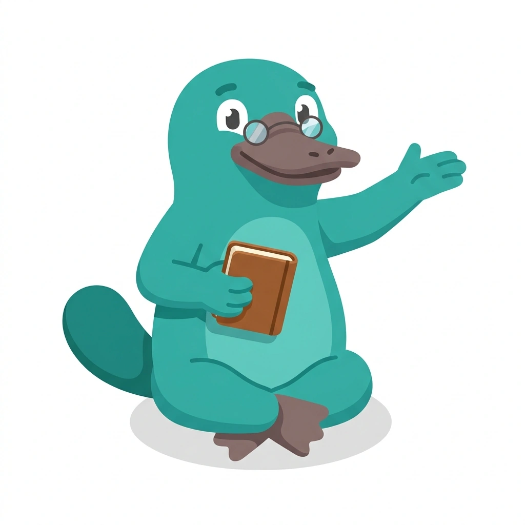 Pascal the Platypus, the guide who teaches the Philosophy for Everyday Thinking course