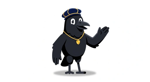 Reggie the Royal Raven
