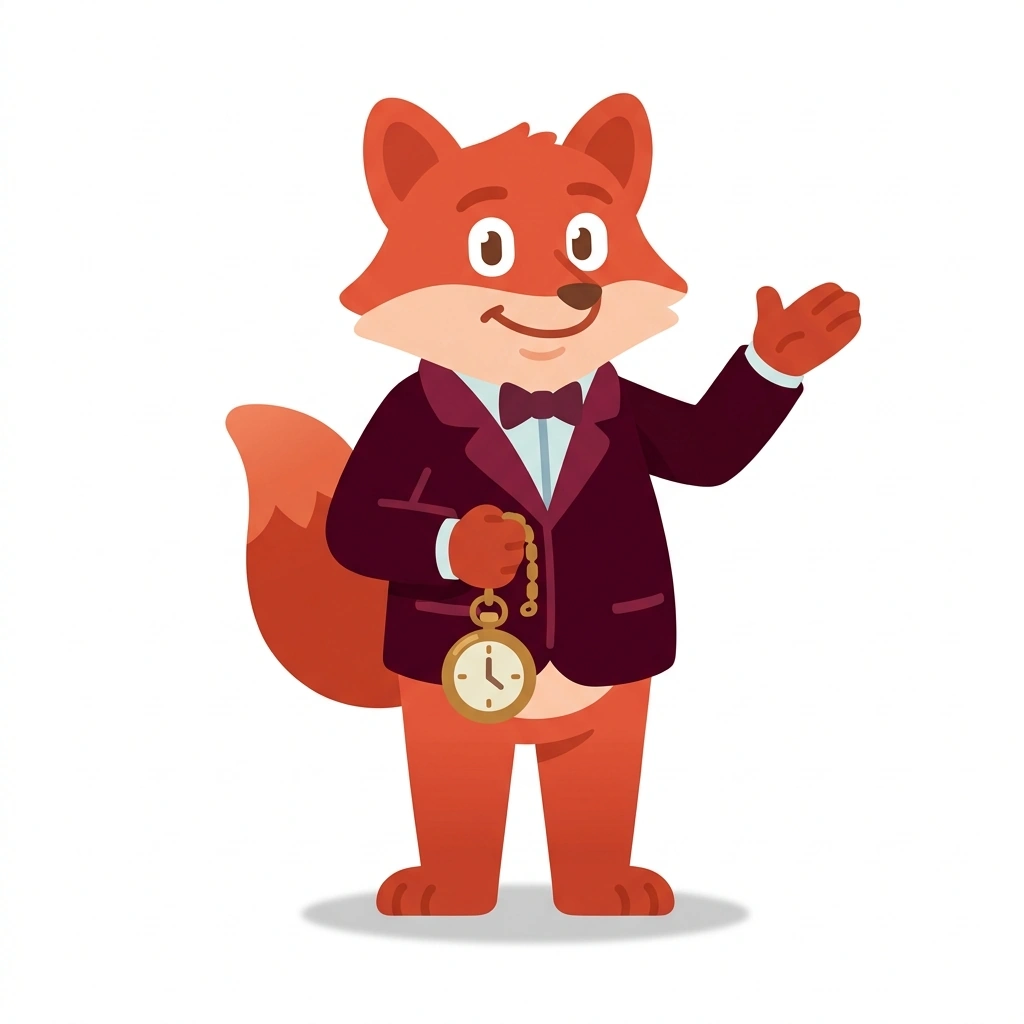Felix the Fox, the guide who teaches the Building Tension in Foreplay course