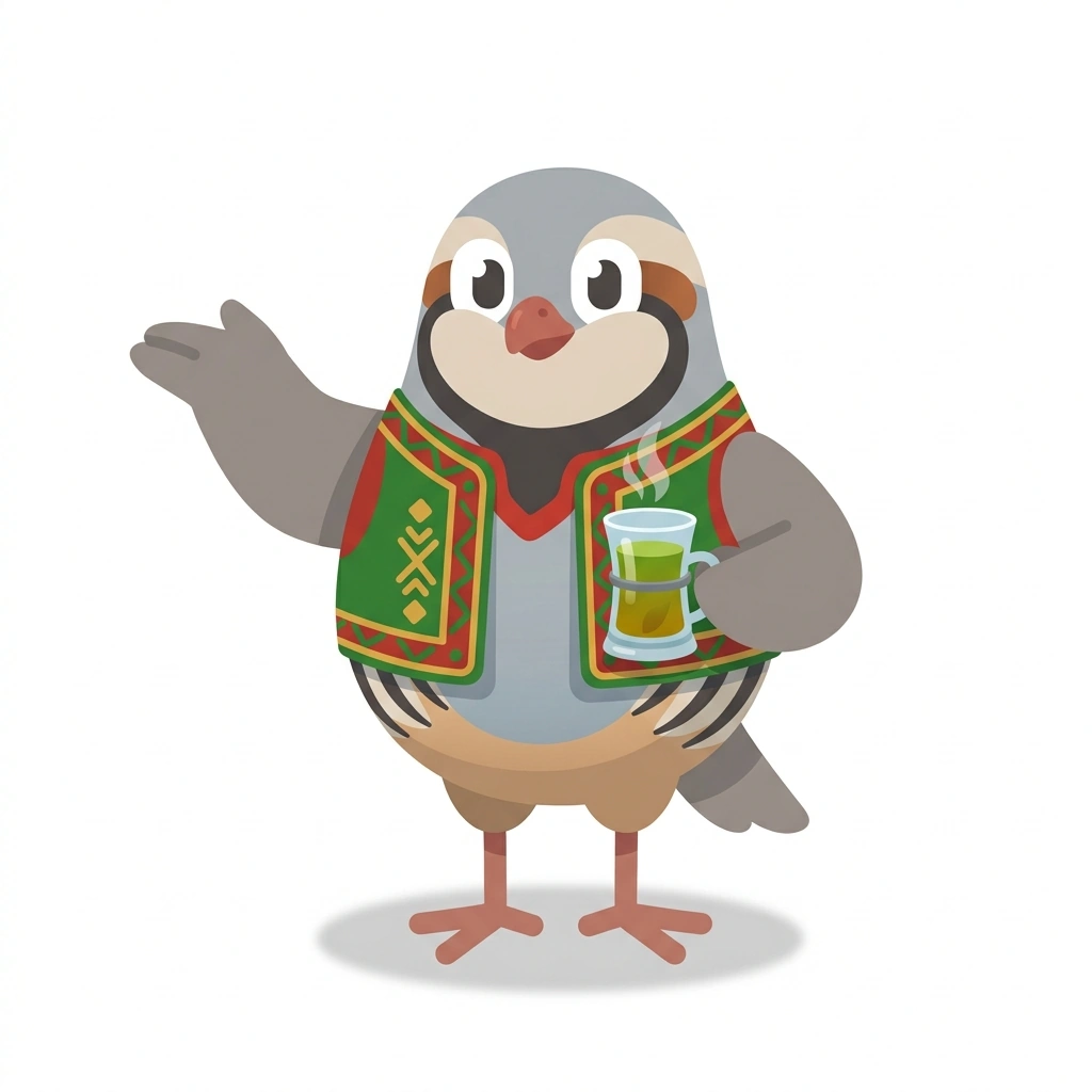 Pari the Partridge, the guide who teaches the Everyday Pashto course