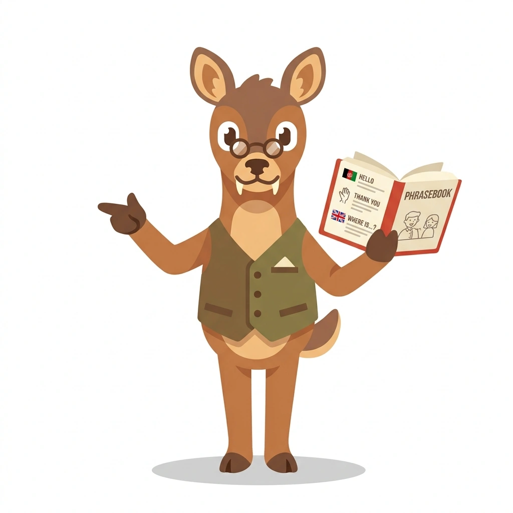 Dara the Dari Deer, the guide who teaches the Speaking Afghan Dari course