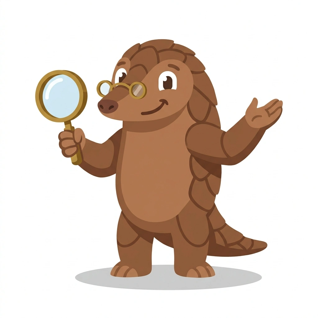 Pippin the Pangolin, the guide who teaches the Comparative Zoology: Form and Function course
