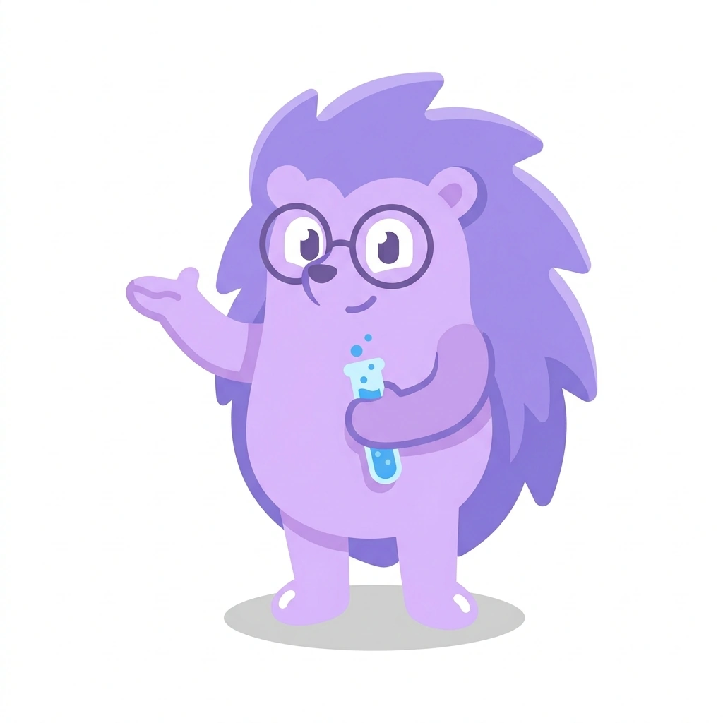 Helix the Hedgehog, the guide who teaches the Raël's 'Yes to Human Cloning' course