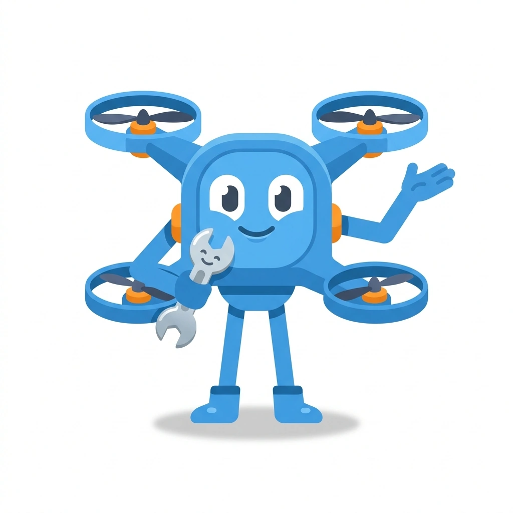 Dany le Drone, the guide who teaches the Anatomie et composants du drone course