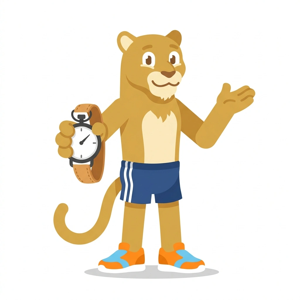 Pace the Puma, the guide who teaches the Shoe Dog: Principles and Hustle course