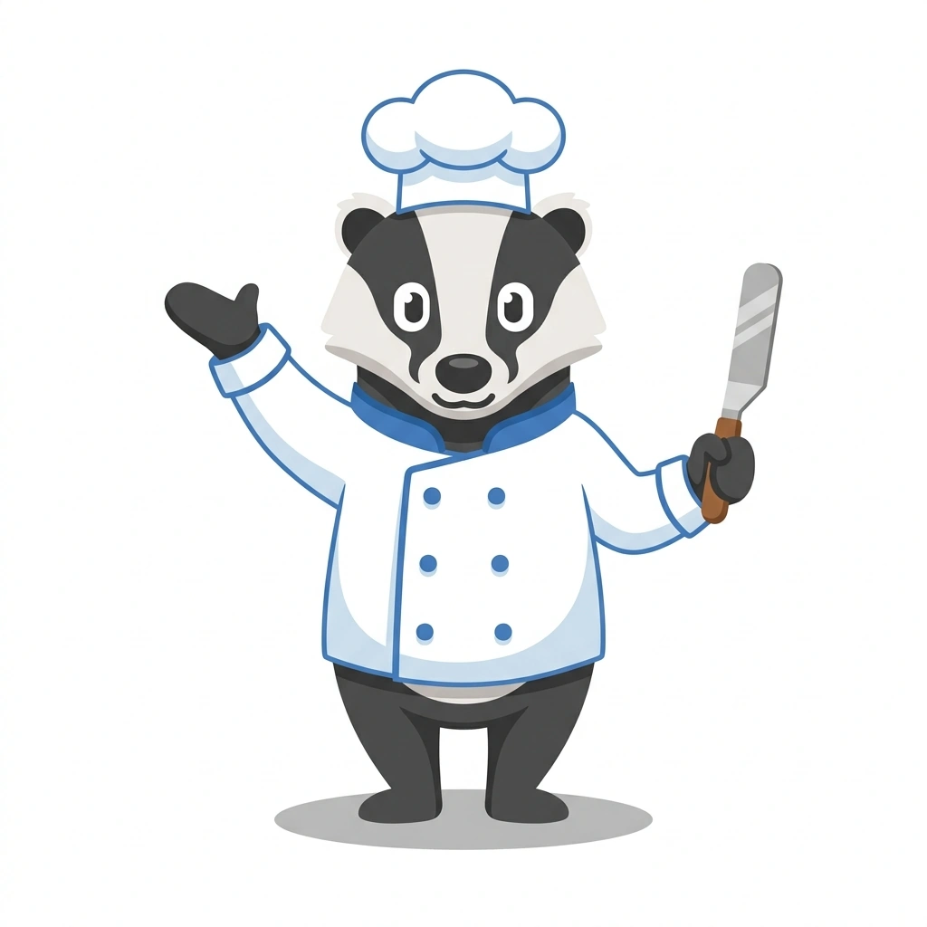 Benoit the Badger, the guide who teaches the The Architecture of French Pastry course