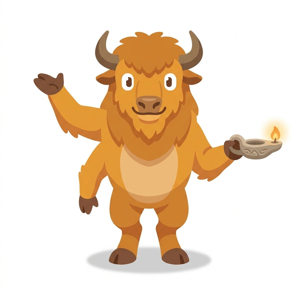 Bramble the Bison, the guide who teaches the Cave Art of the Dordogne course