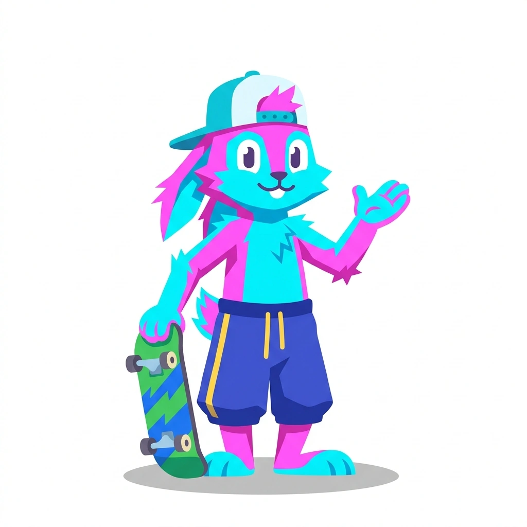 Blinky the Bunny, the guide who teaches the Blink-182: Songwriting, Lore, and Evolution course