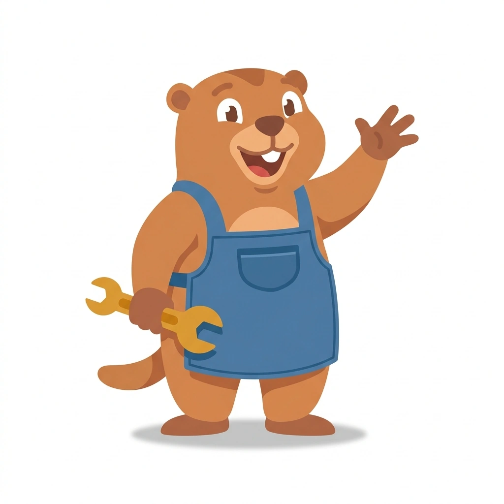 Geary the Groundhog, the guide who teaches the How Everyday Machines Work course