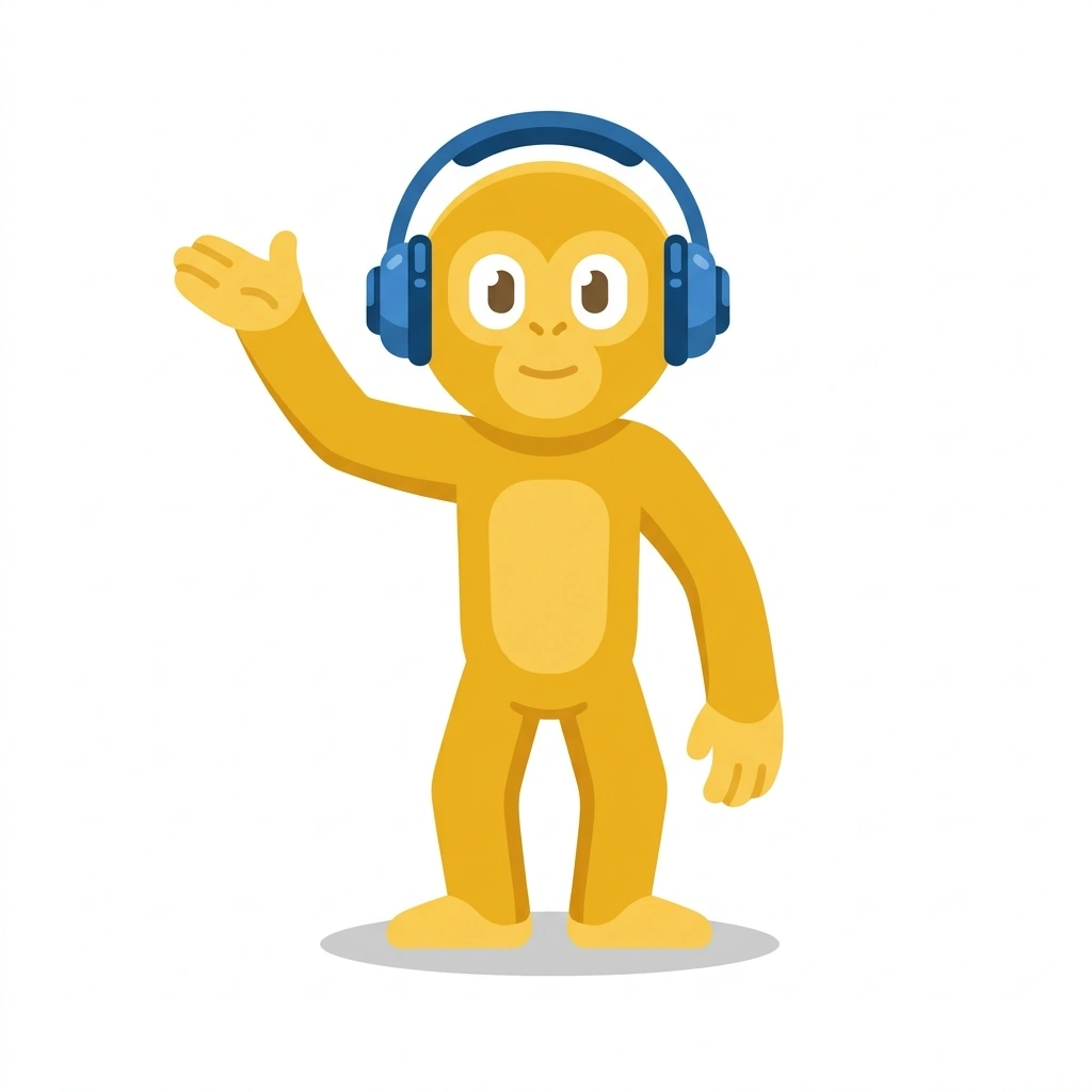 Milo the Monkey, the guide who teaches the Mobile Legends: Lane to Mythic course